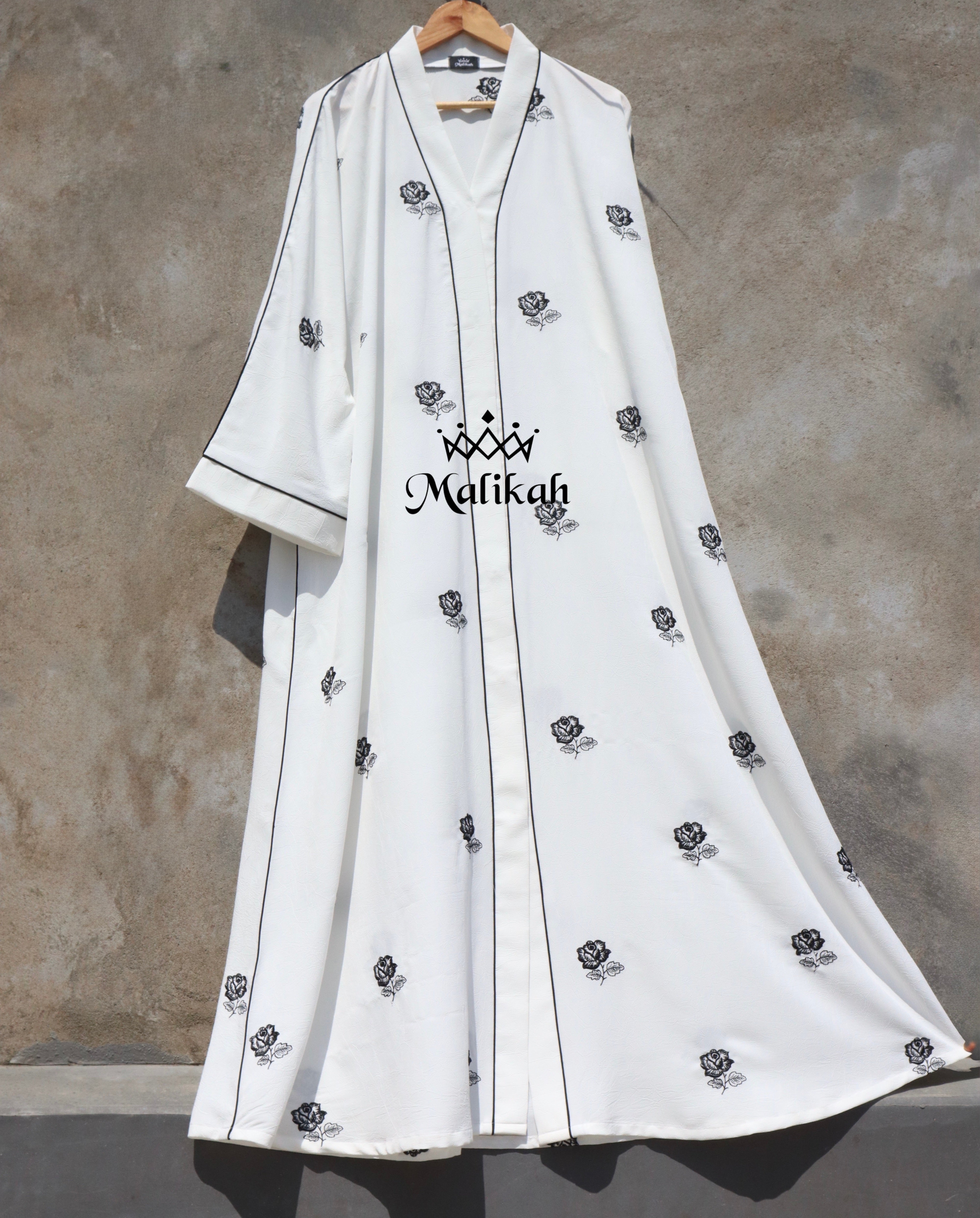 Gulaab White Abaya