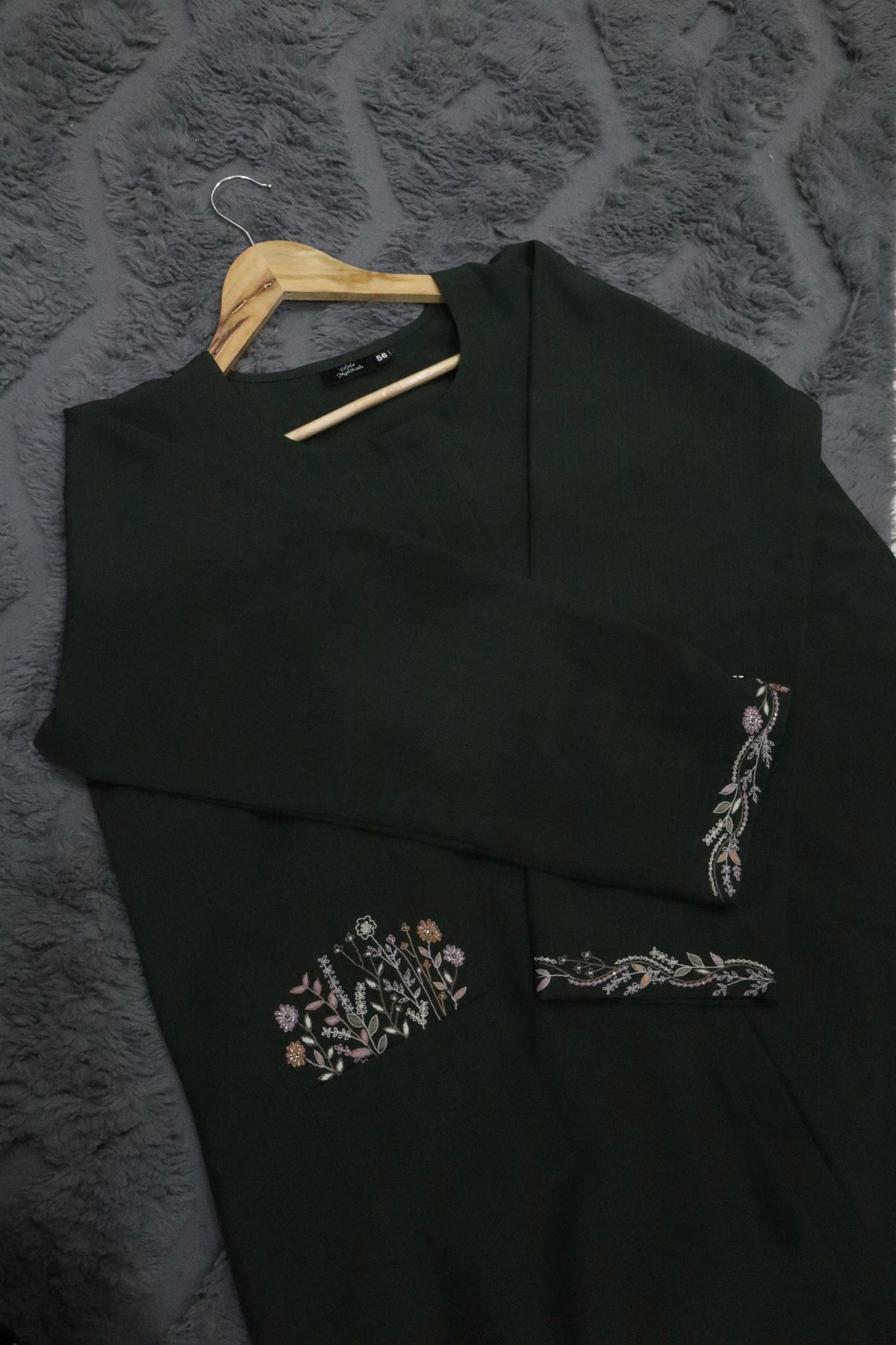 Shama Linen Handwork Abaya