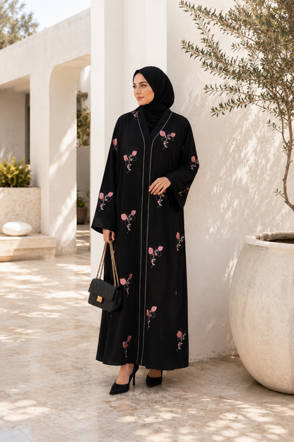 Yasmin Embroidered Abaya