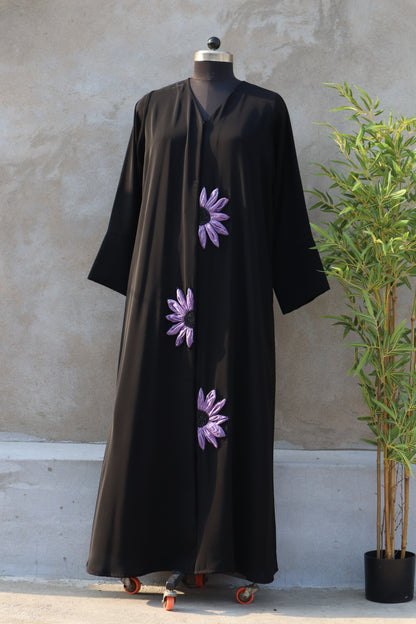 Flora Abaya (Lavender)