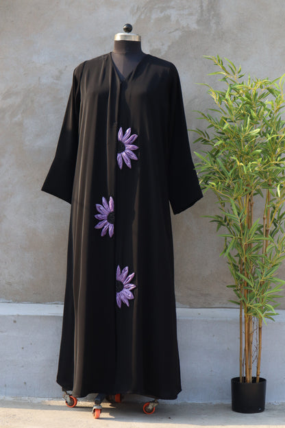 Flora Abaya (Lavender)