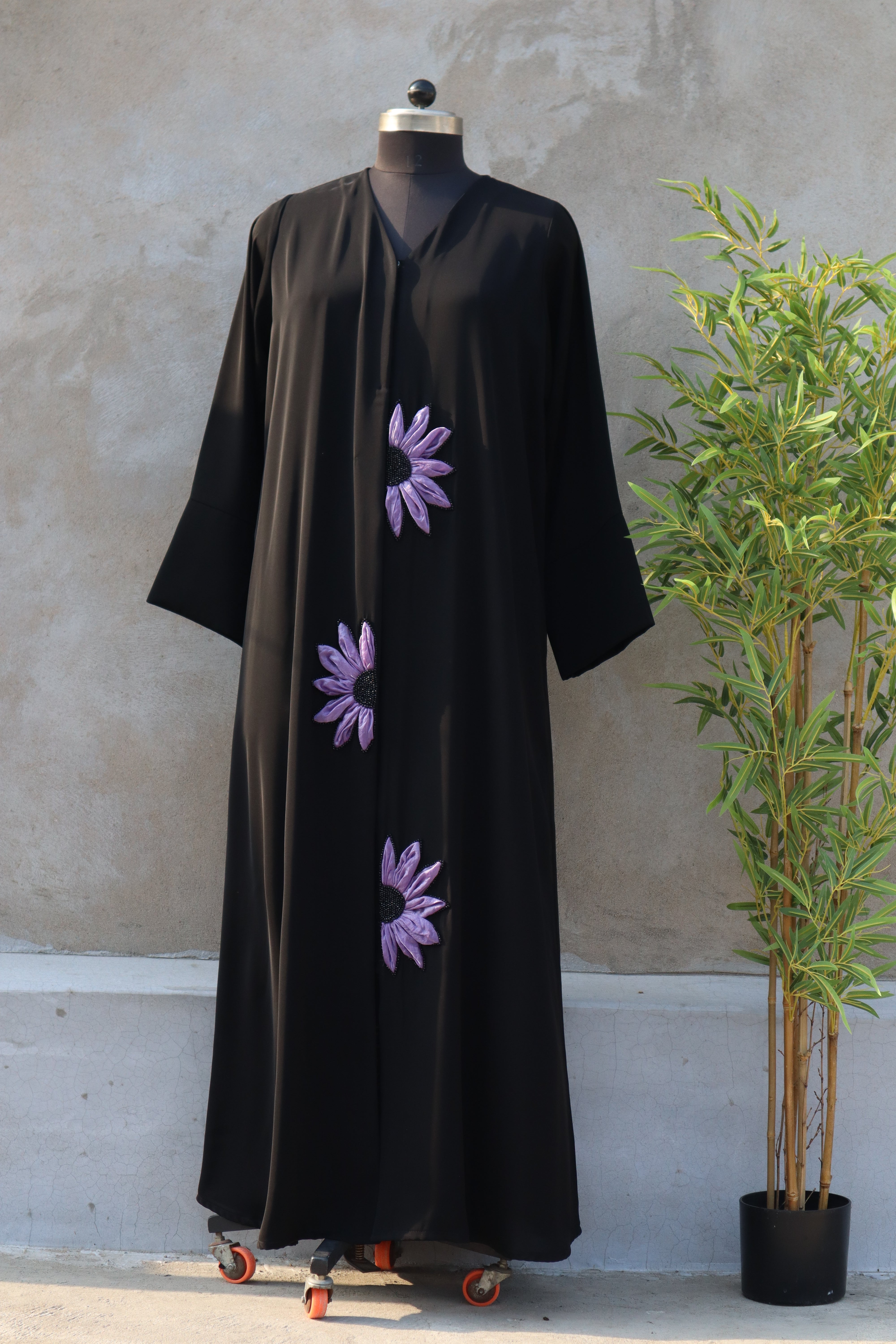 Flora Abaya (Lavender)