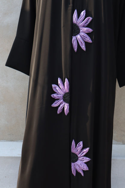 Flora Abaya (Lavender)