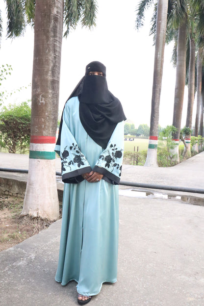 Mint Sage Husn-e-Gul Abaya