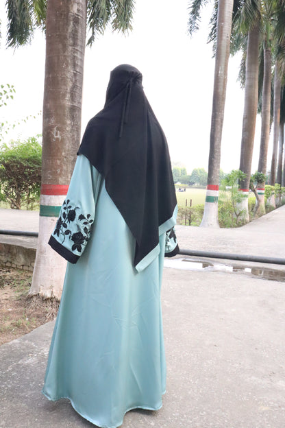 Mint Sage Husn-e-Gul Abaya