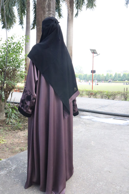 Dusty Lavender Husn-e-Gul Abaya