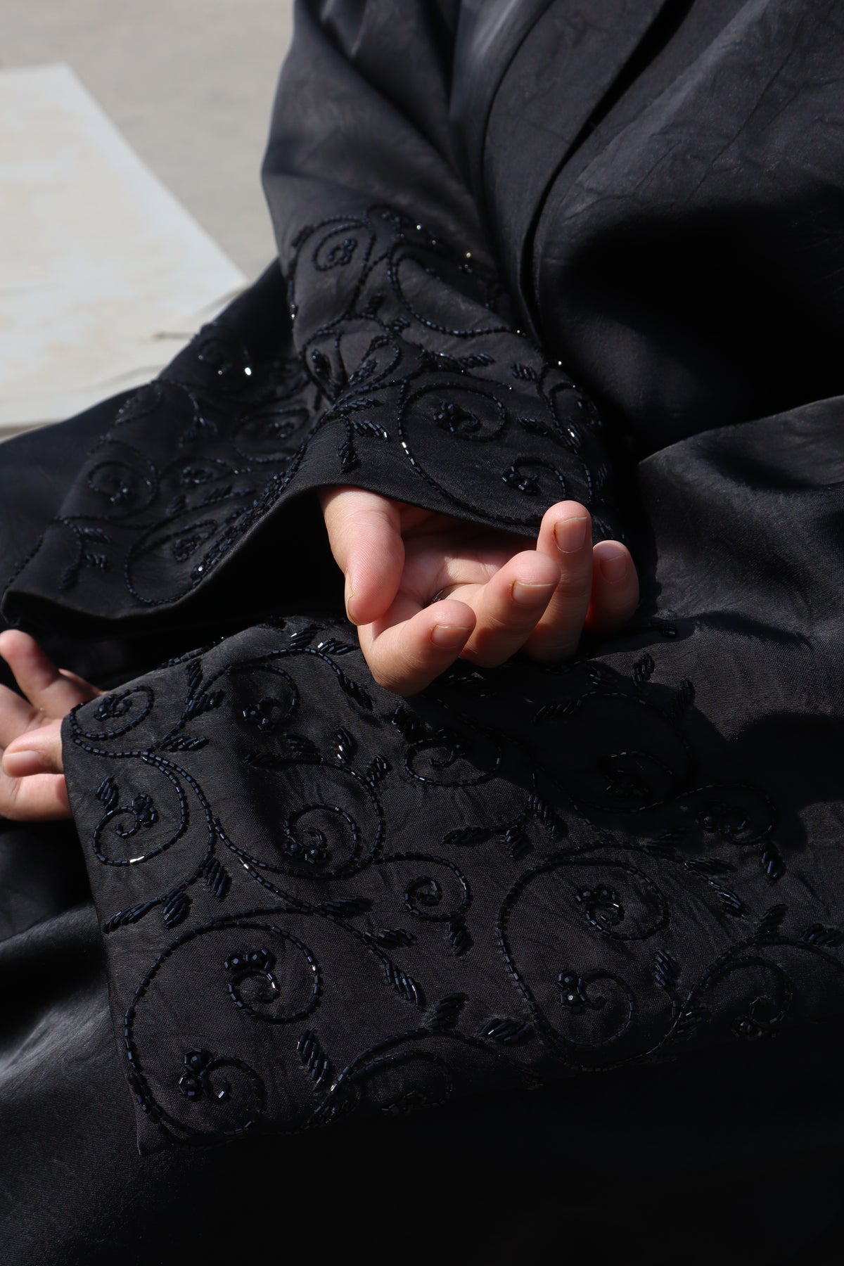 Marble Handwork Abaya
