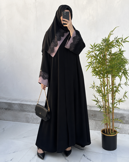 Zareen Lace Abaya