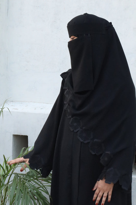 Zoom Cutwork Abaya