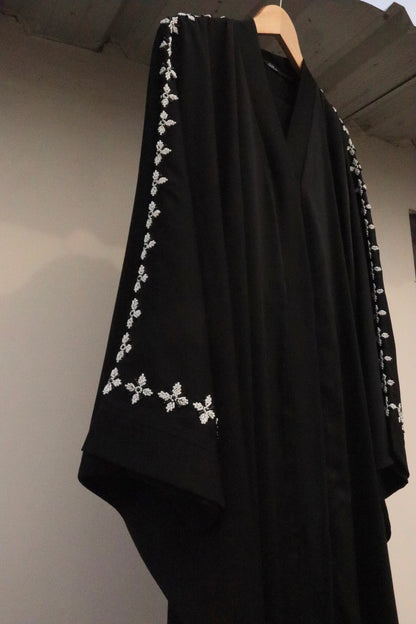 Black Handwork Kaftan Abaya