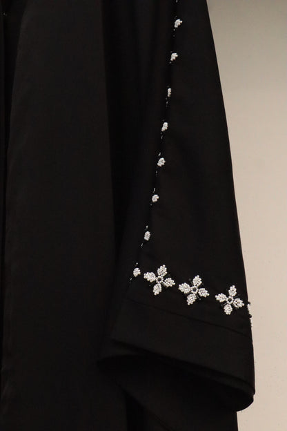 Black Handwork Kaftan Abaya
