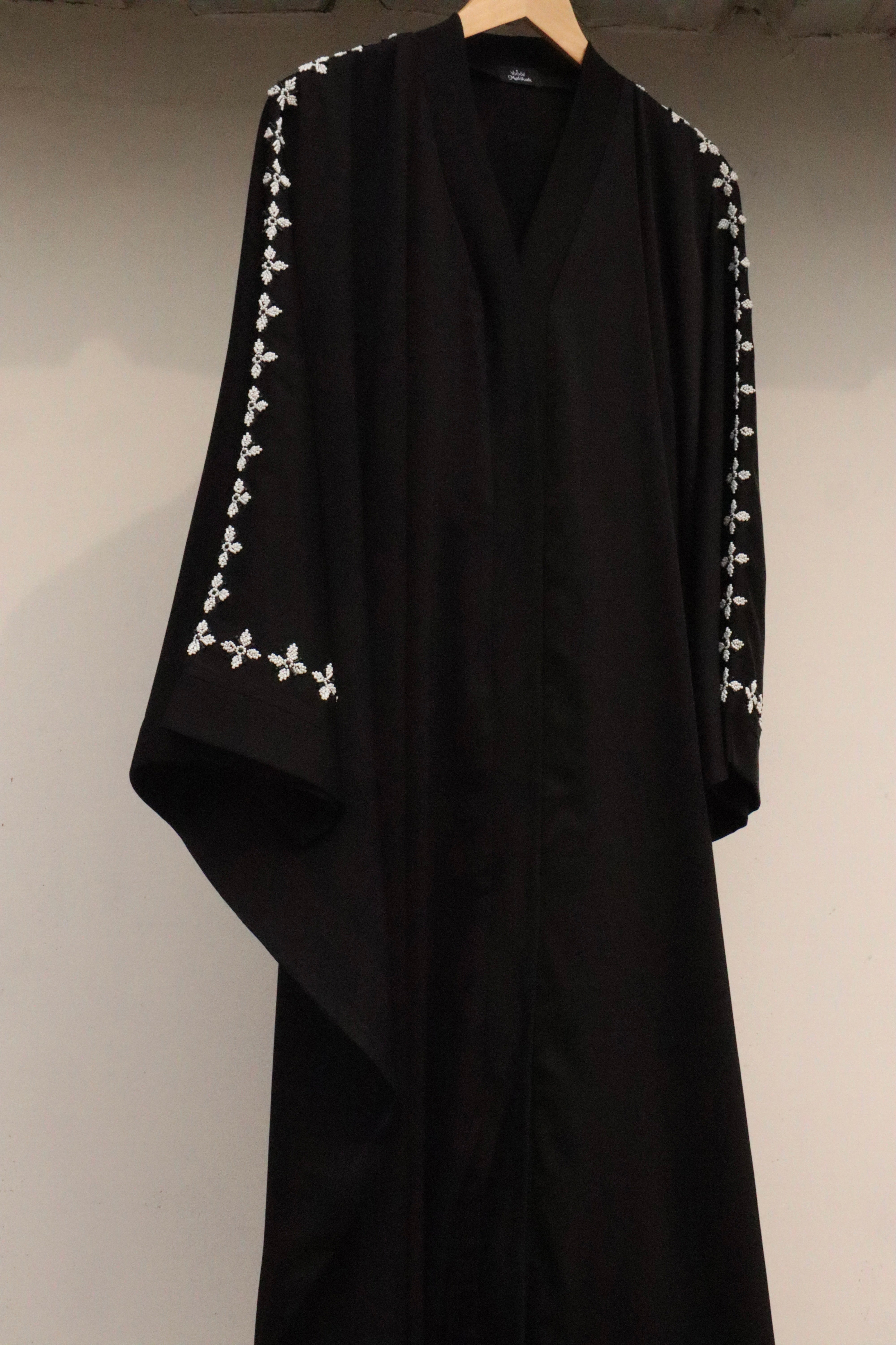 Black Handwork Kaftan Abaya