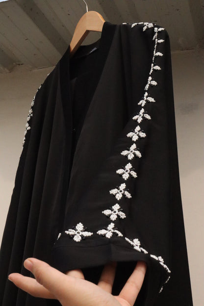 Black Handwork Kaftan Abaya