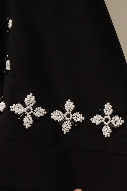 Black Handwork Kaftan Abaya