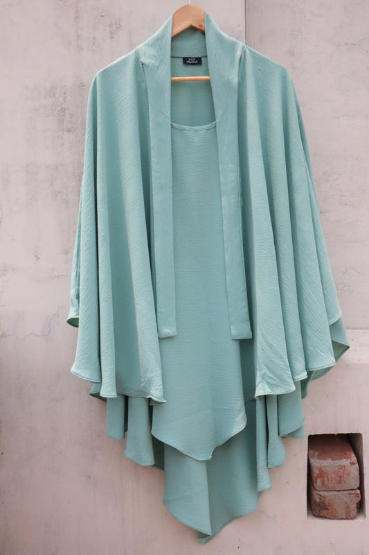 Cyan Single Layer CEY Khimar