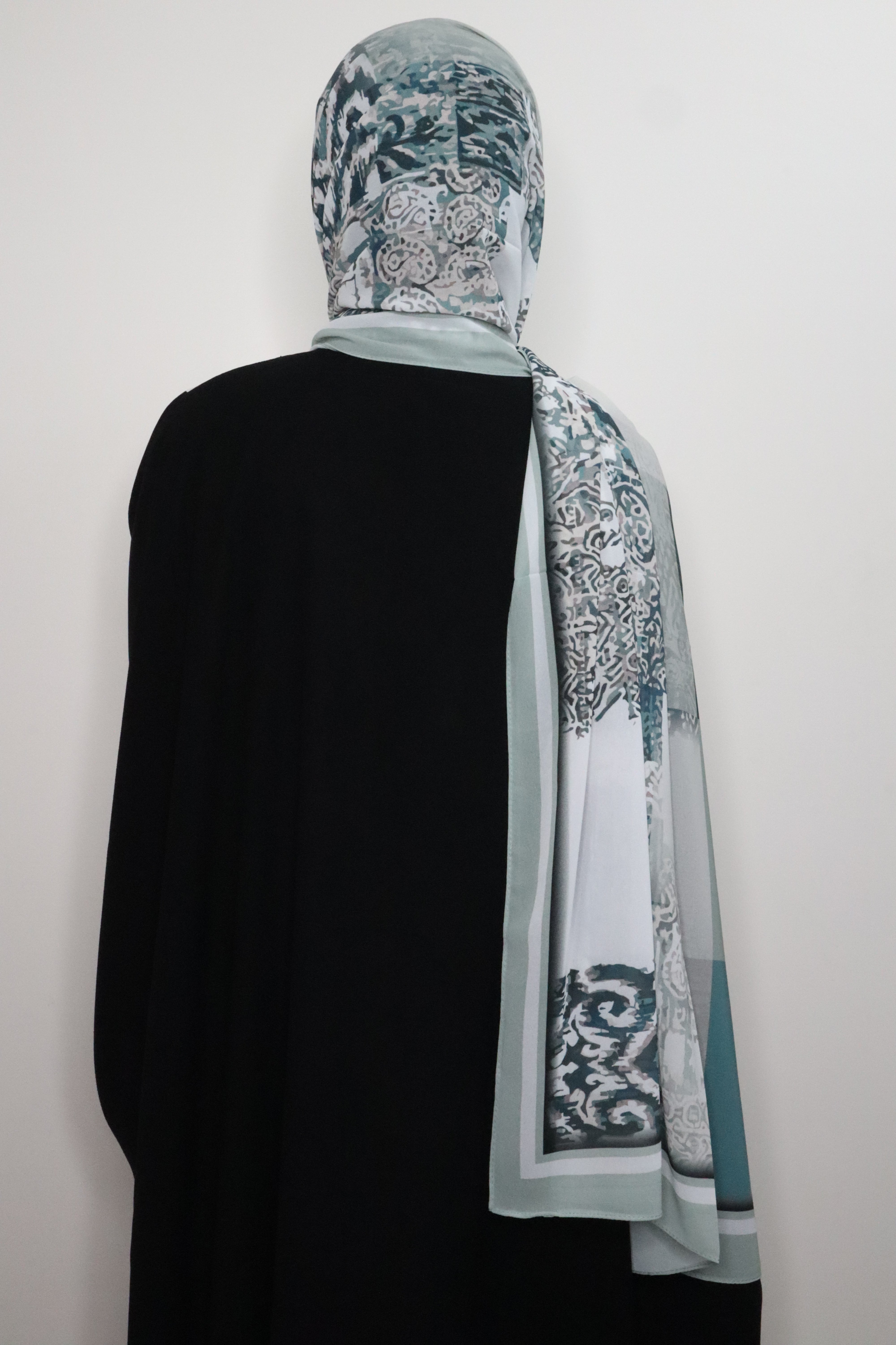 Malaysian georgette hijab Style-5