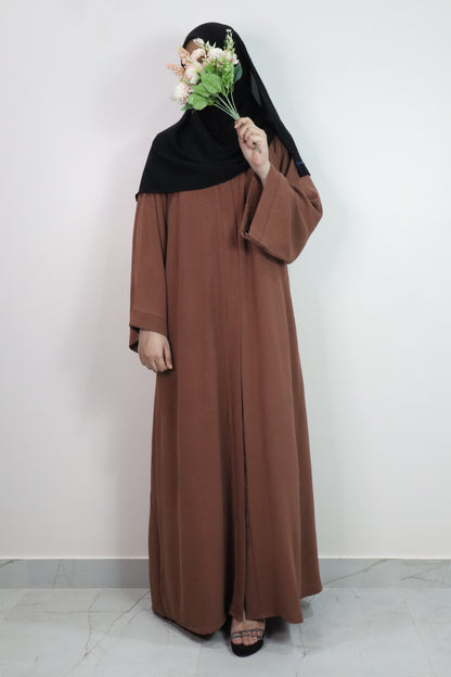 Basic Abaya ( Front Functional)