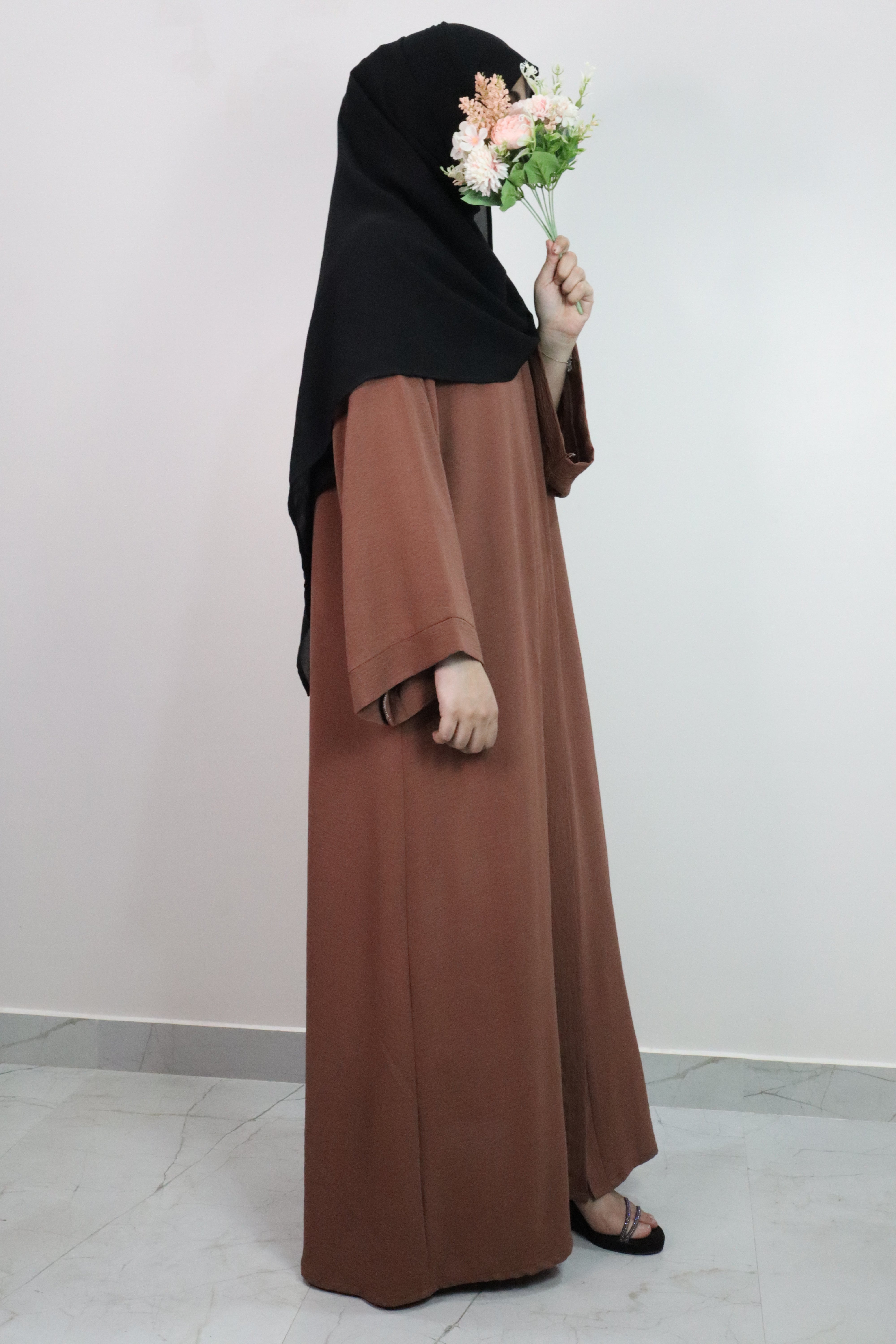 Basic Abaya ( Front Functional)