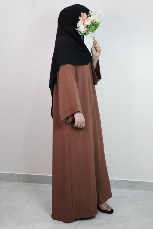 Basic Abaya ( Front Functional)