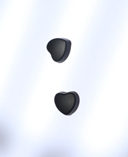 Heart shape Black Magnetic Hijab pin