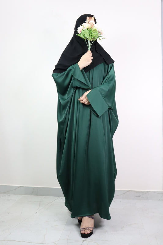 Green Kaftan- Style Abaya