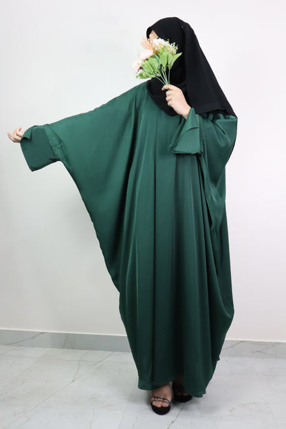 Green Kaftan- Style Abaya
