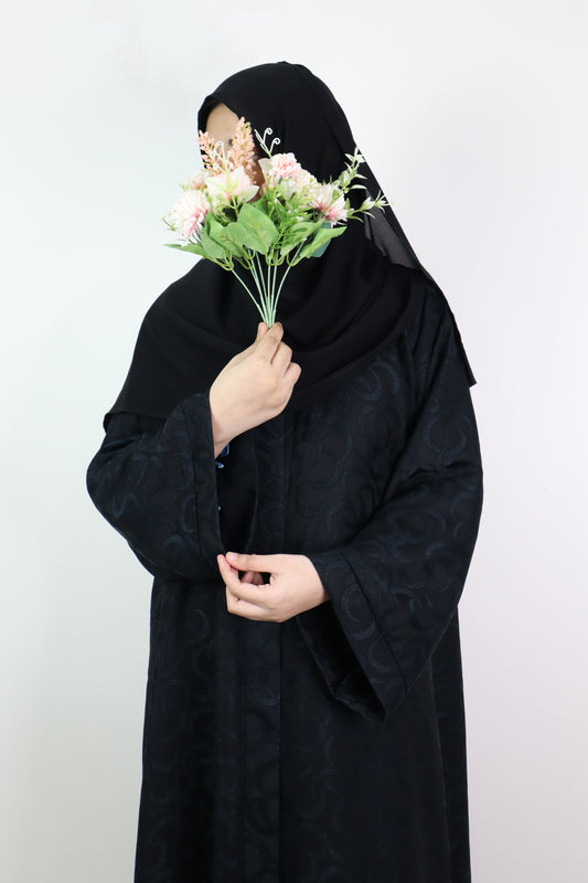 Moon Jacquard Abaya