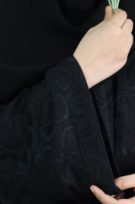 Moon Jacquard Abaya
