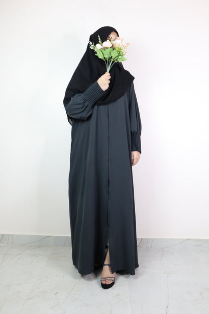 Pintuck Sleeve Abaya