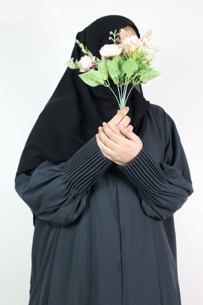Pintuck Sleeve Abaya