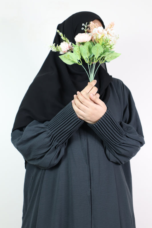 Pintuck Sleeve Abaya