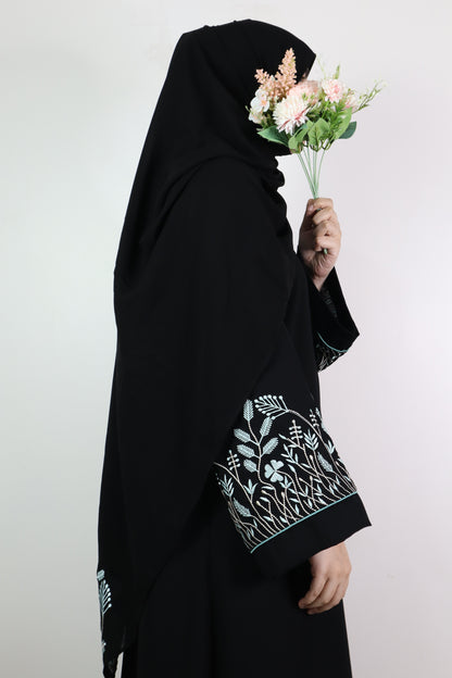 Naqsh embroidered Abaya