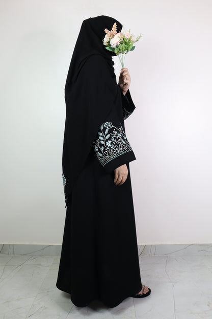 Naqsh embroidered Abaya