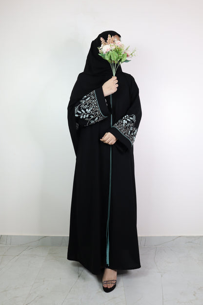 Naqsh embroidered Abaya