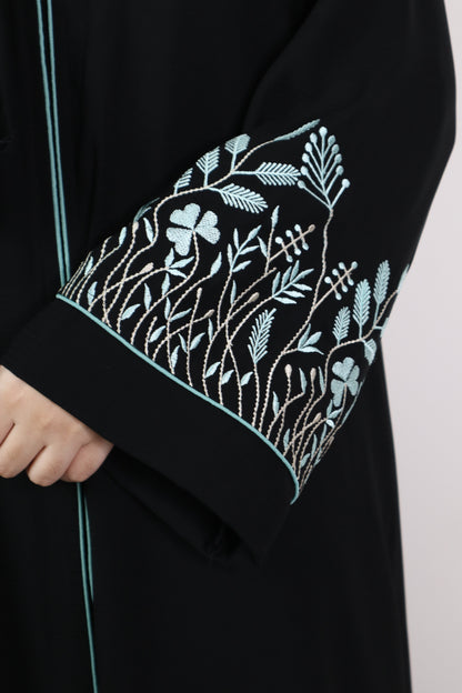 Naqsh embroidered Abaya