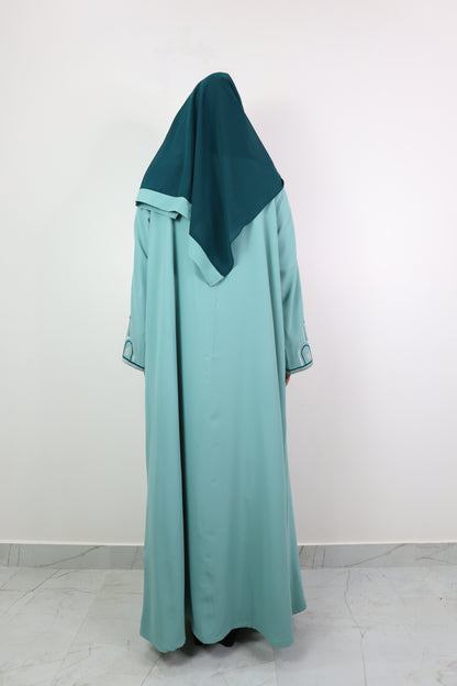 Cyan Mehrab Abaya