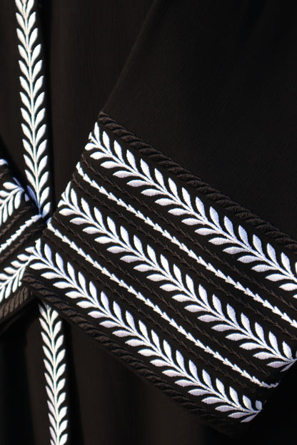 Zarqa Leaf Abaya