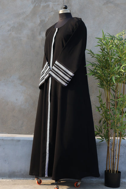 Zarqa Leaf Abaya
