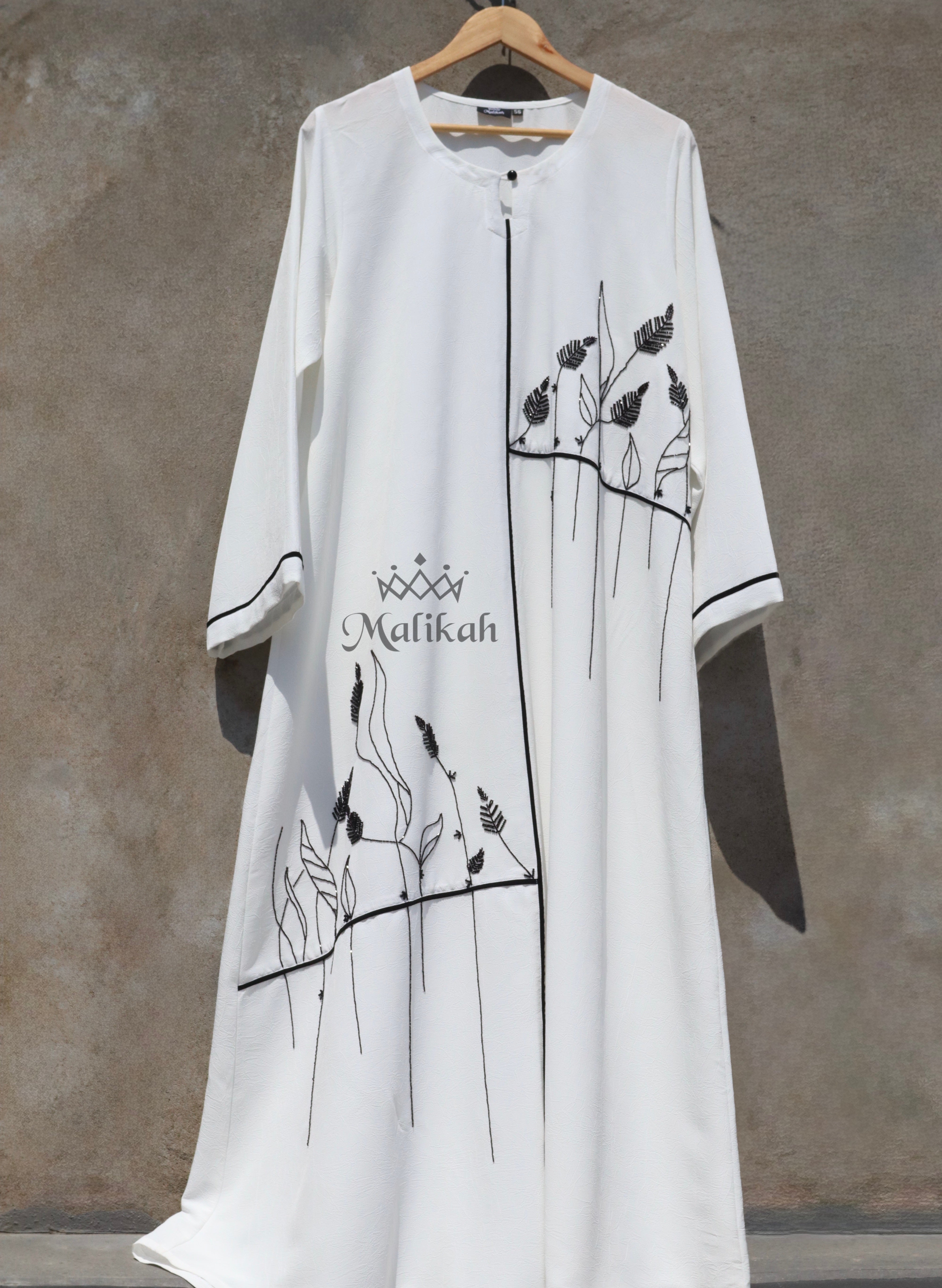 Shaffaf White Abaya