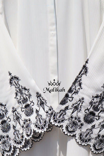 Sofia White Abaya
