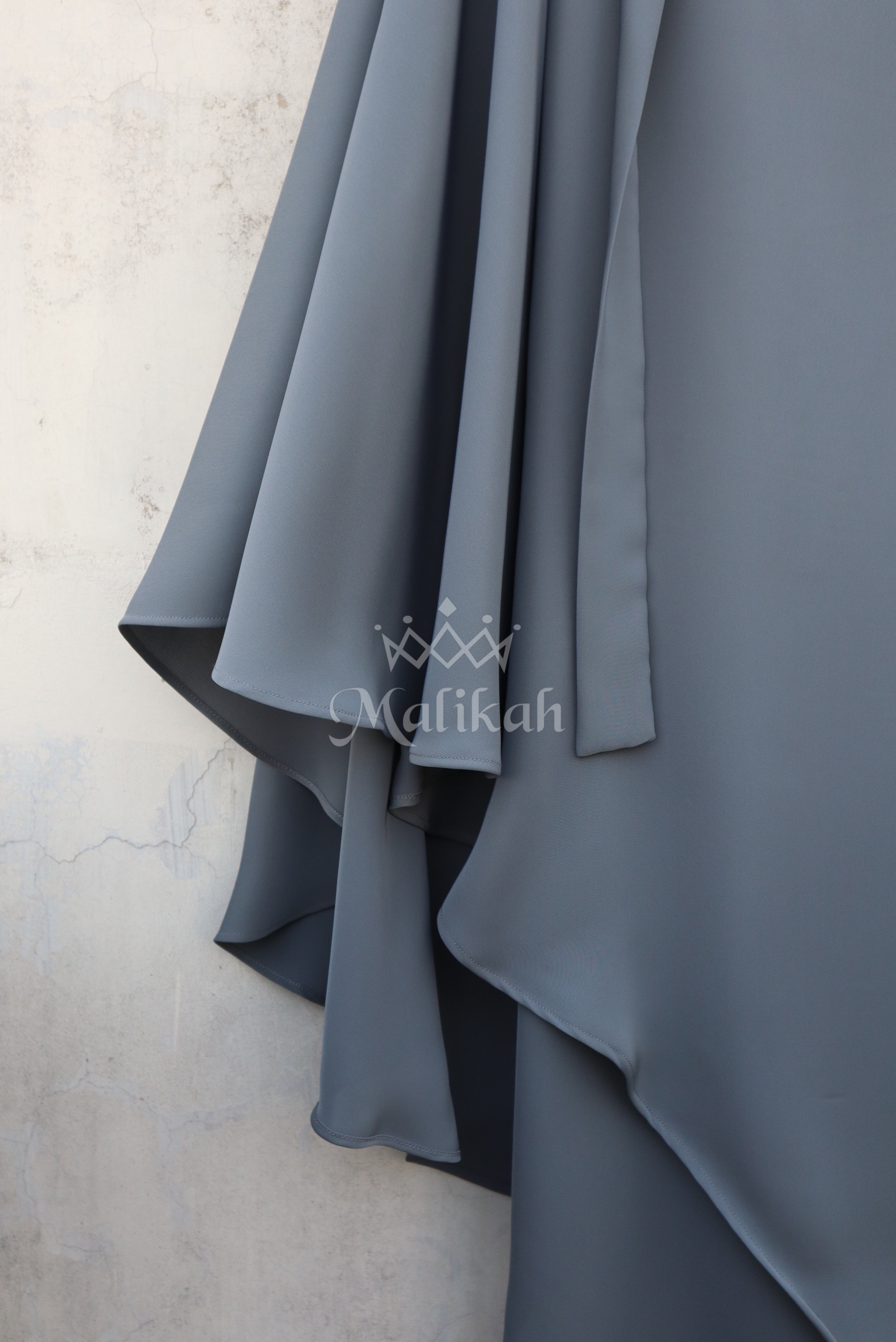Slate Blue Khimar ( Premium Nida)